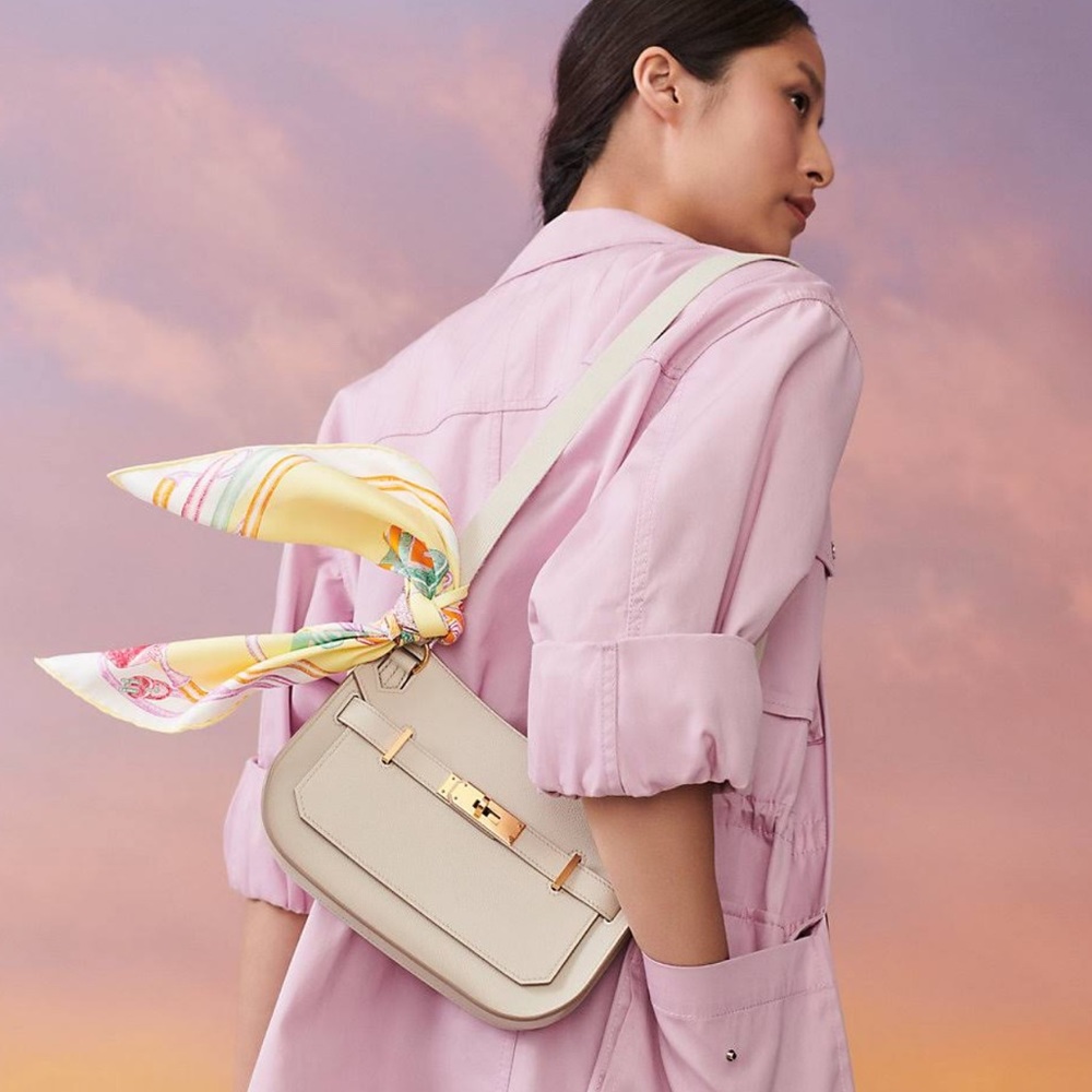 Never used/worn Hermes Chevaloscope Neon scarf. 100% silk. - Picture 2 of 10